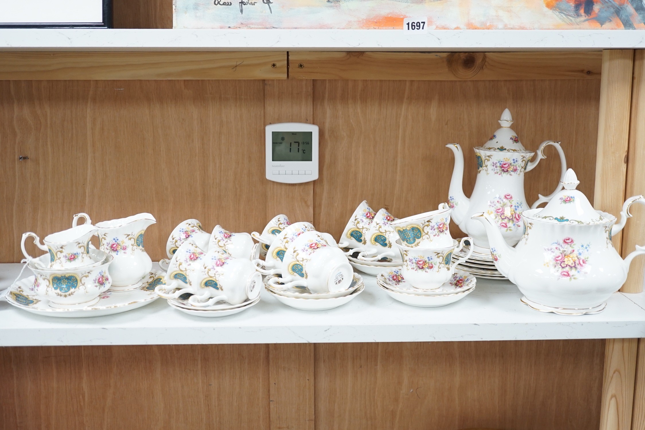 A Royal Albert ‘Berkeley’ pattern tea and coffee service